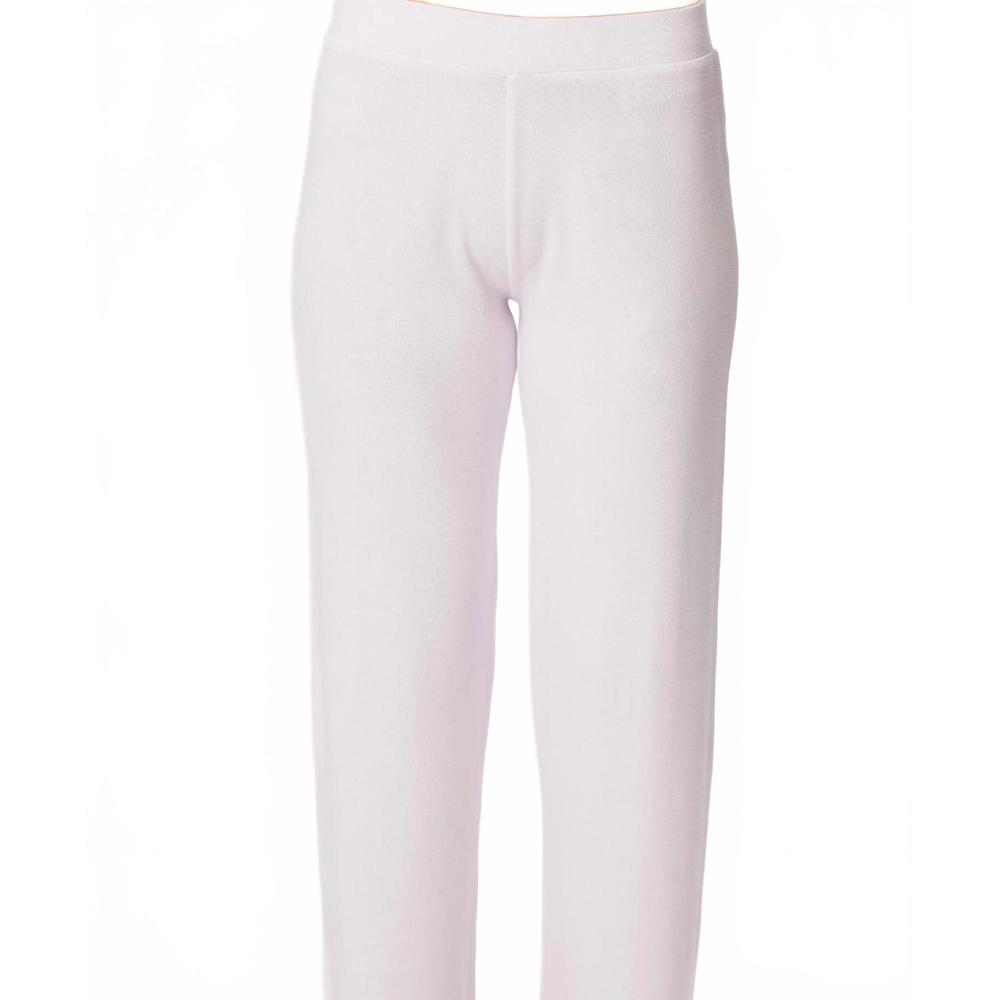 NEW FRENCH KYSS lounge wide leg pant in white